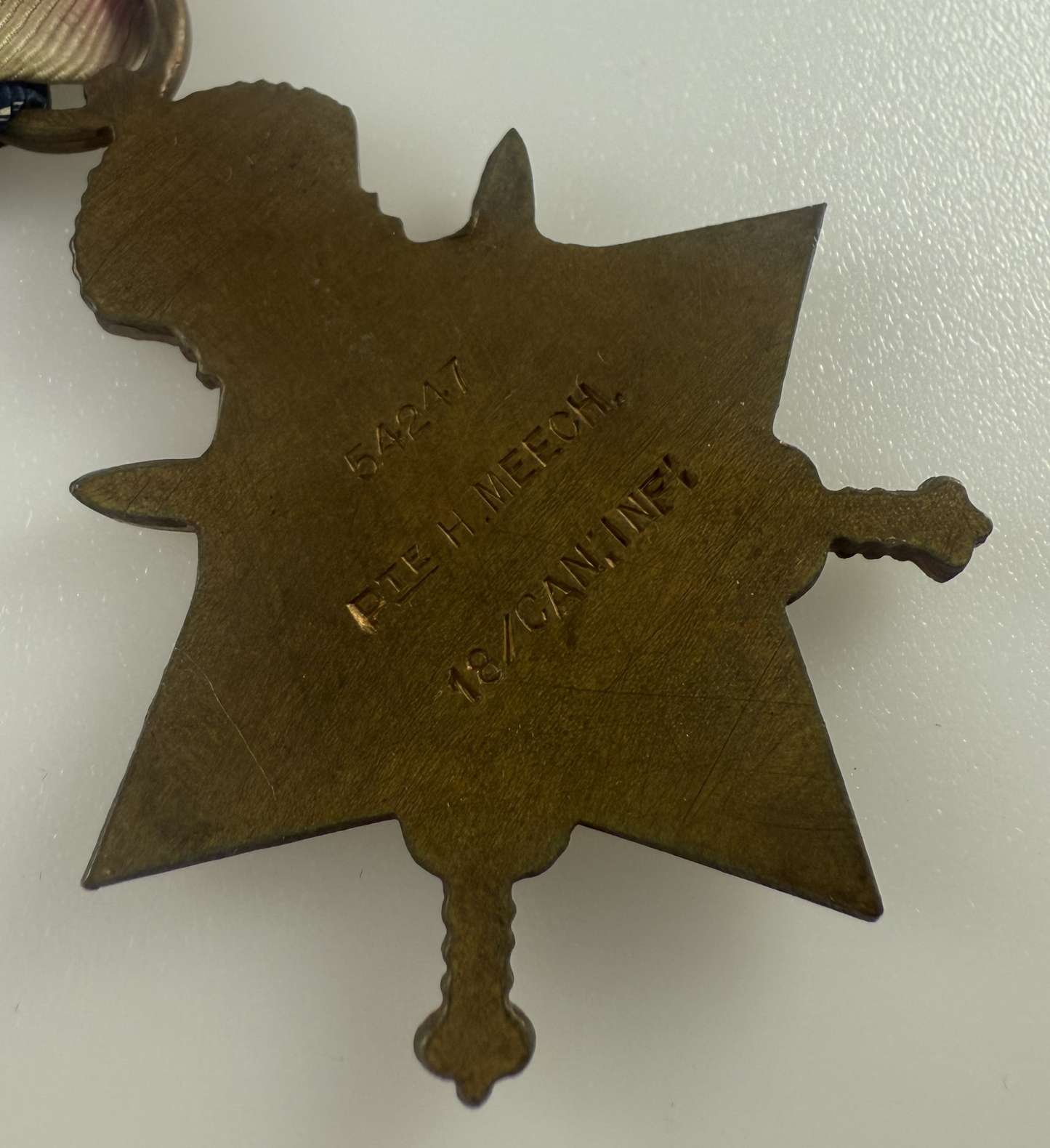 WWI 1914-15 Star - 18th Canadian Infantry Battalion - Meech