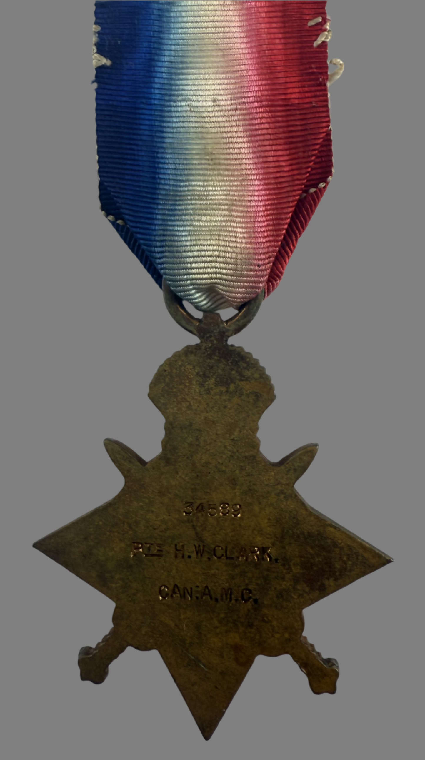 WWI 1914-15 Star - Canadian Army Medical Corps - Clark