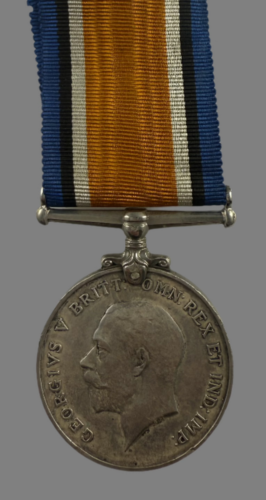 WWI British War Medal - 38th Canadian Infantry Battalion - Tripp - WIA