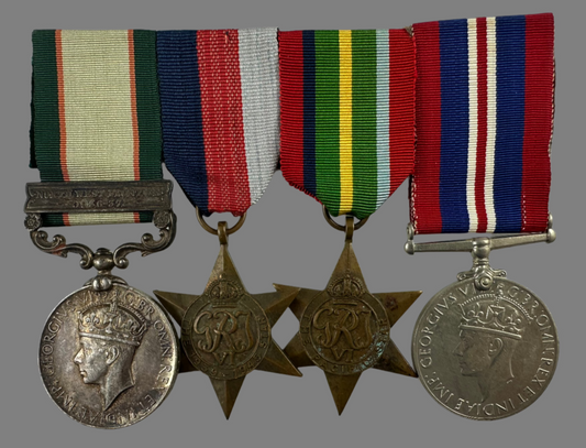 WWII - Medal Group to 14th Punjab Regiment - KIA 1941