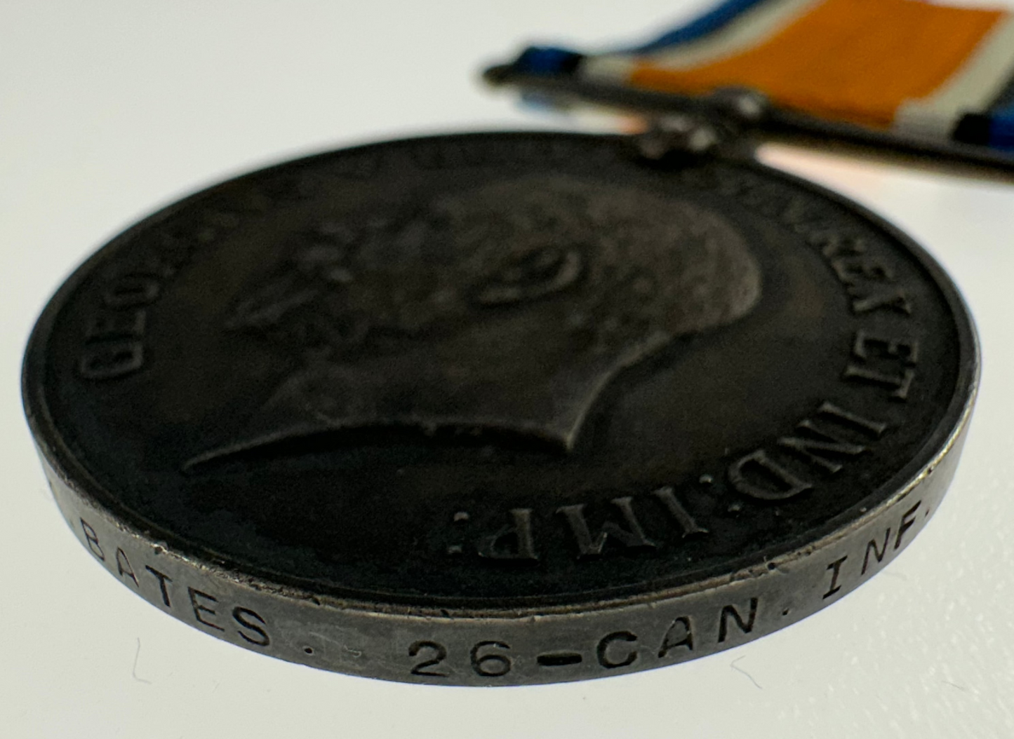 WWI British War Medal - 26th Canadian Infantry - Bates