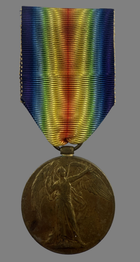 WWI Victory Medal - 43rd Canadian Infantry Battalion - Spencer - WIA