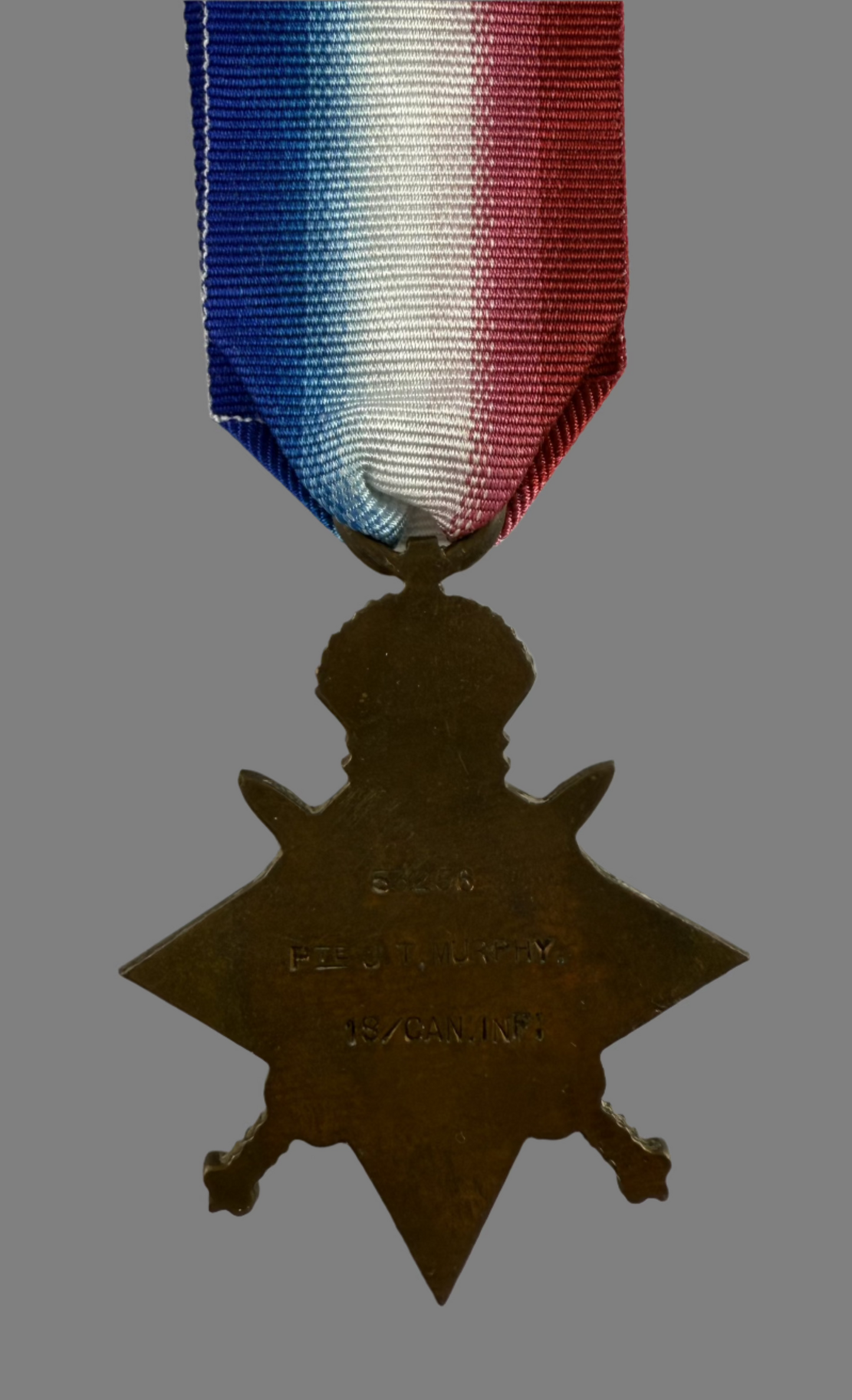 WWI 1914-15 Star - 18th Canadian Infantry Battalion - Murphy - Wounded