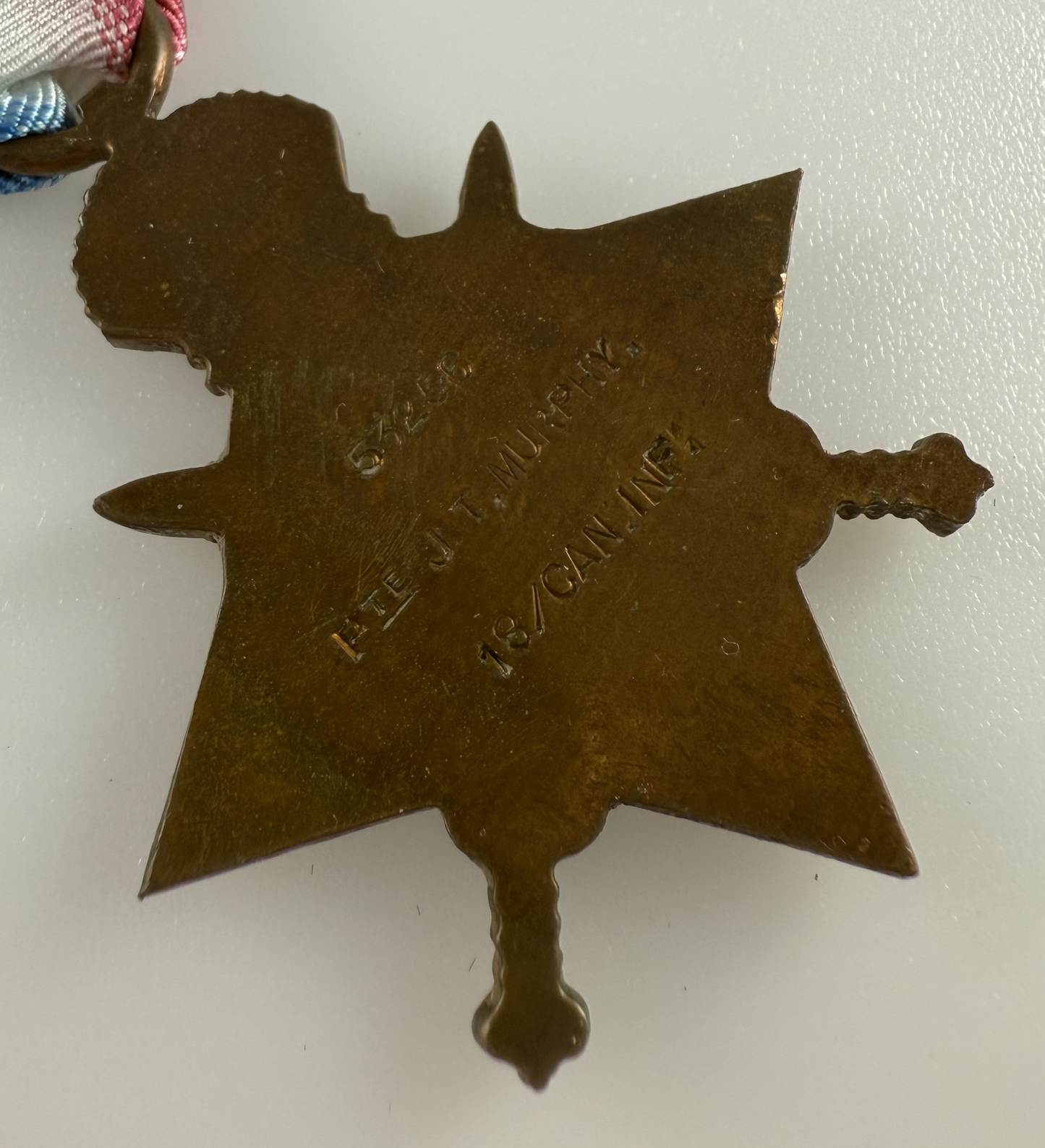 WWI 1914-15 Star - 18th Canadian Infantry Battalion - Murphy - Wounded