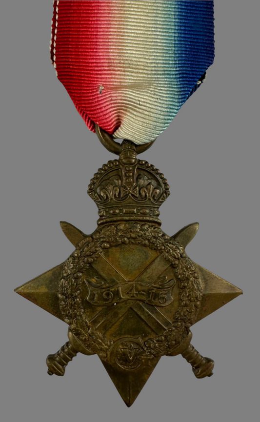 WWI 1914-15 Star - Canadian Army Medical Corps - Higgins - Awarded MM for Bravery