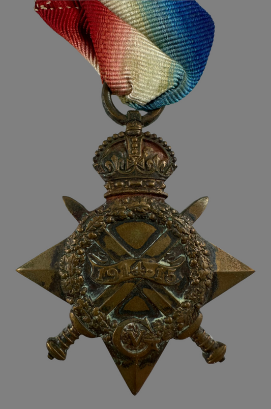 WWI 1914-15 Star - 4th Canadian Infantry Battalion - Barnes - KIA