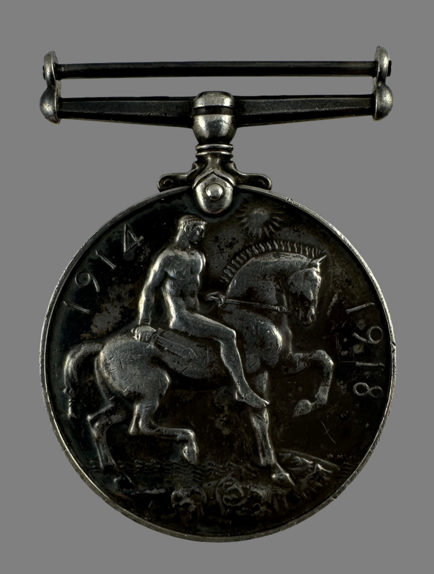 WWI British War Medal - Lancashire Fusiliers - Powell - MM Recipient