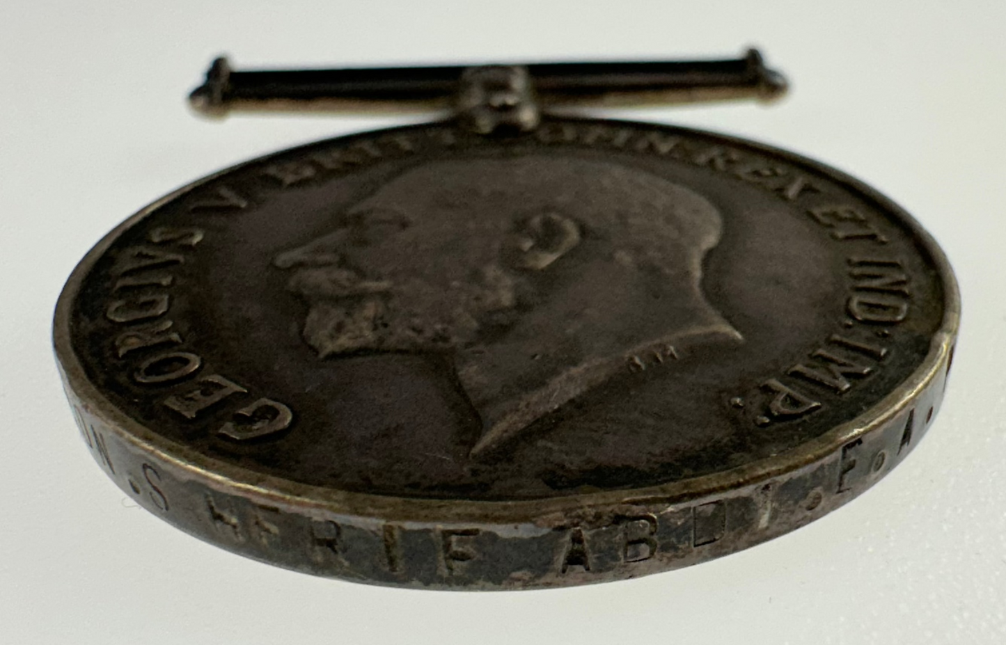WWI British War Medal - East Africa Police - Sherif Abdi