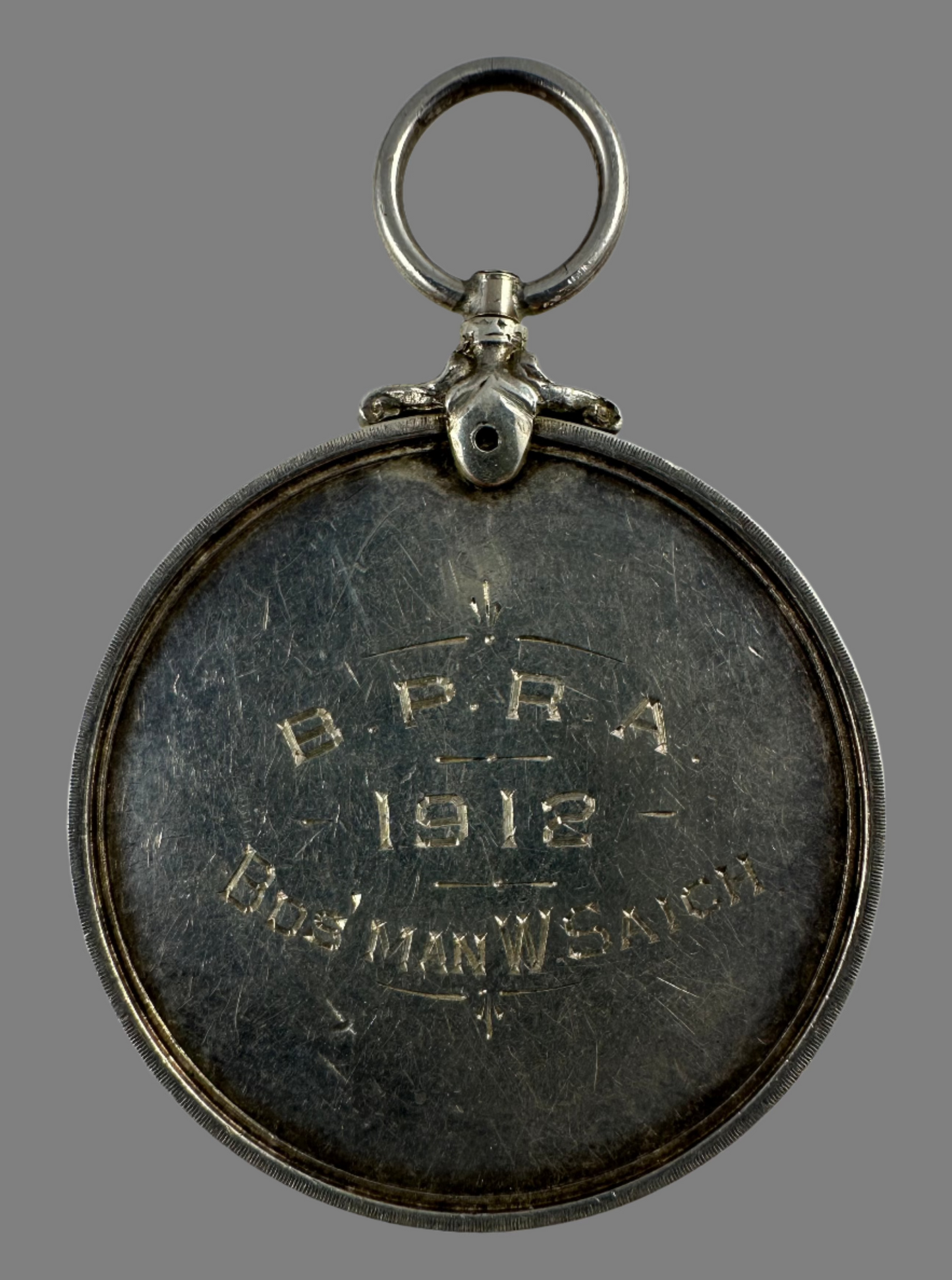 Pre-WWI Royal Sussex Regiment Shooting Medal - Saich