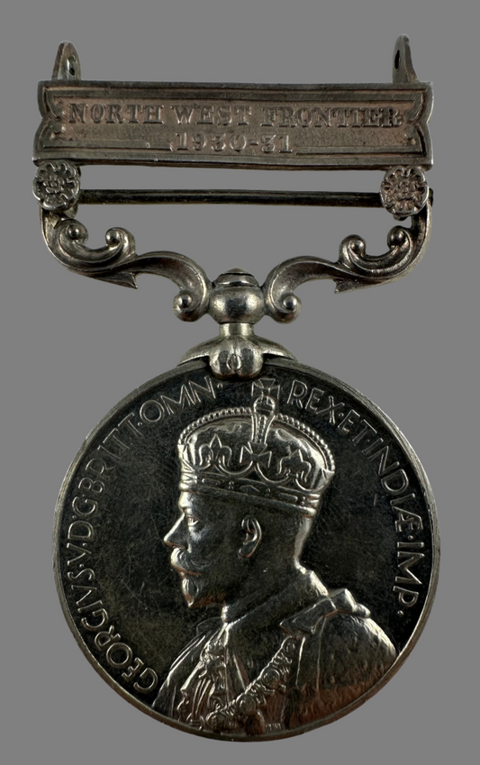 WWI/WWII India General Service Medal - Frontier Constabulary - Ali Khan
