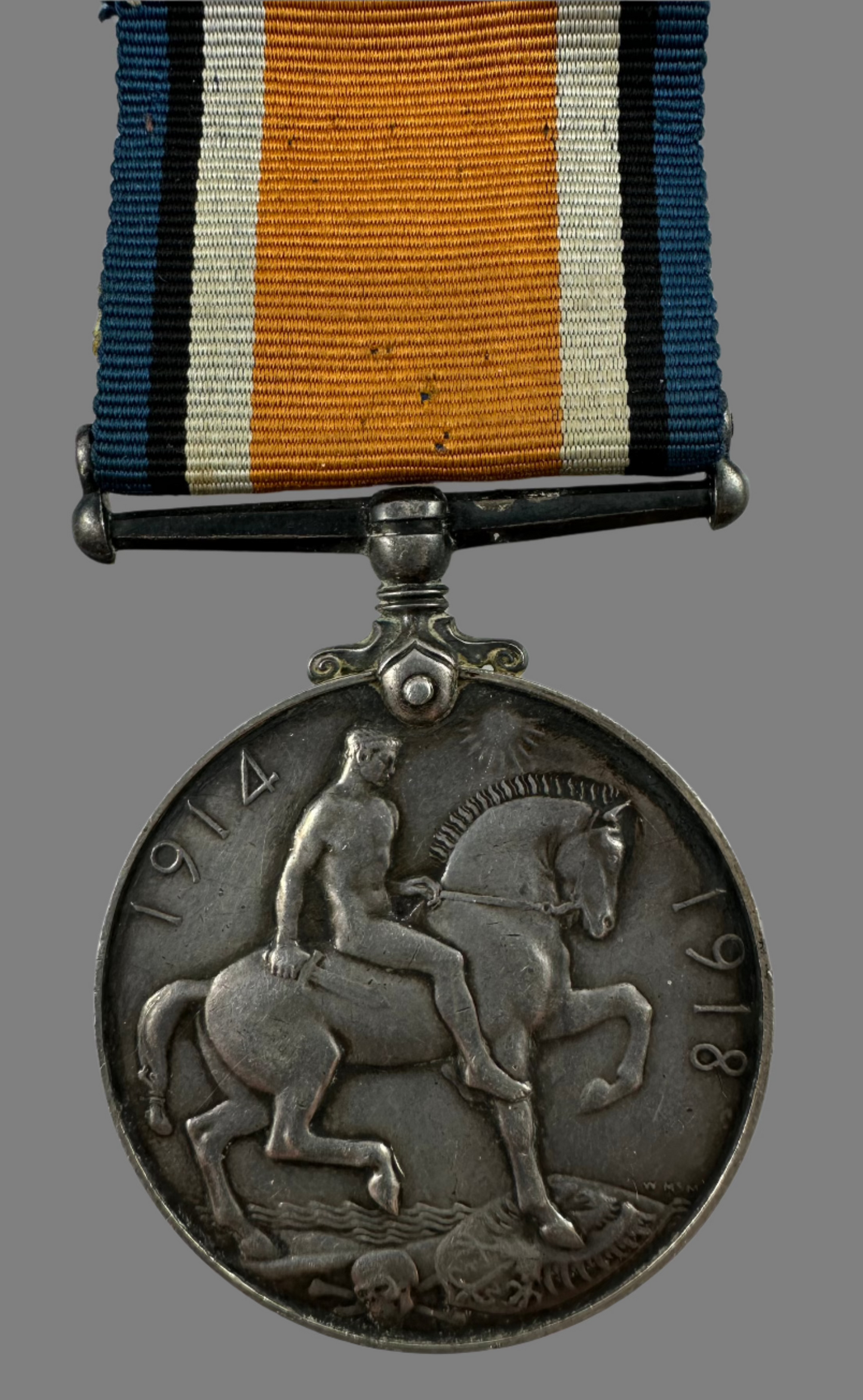 WWI British War Medal - Tank Corps Officer - Ayres
