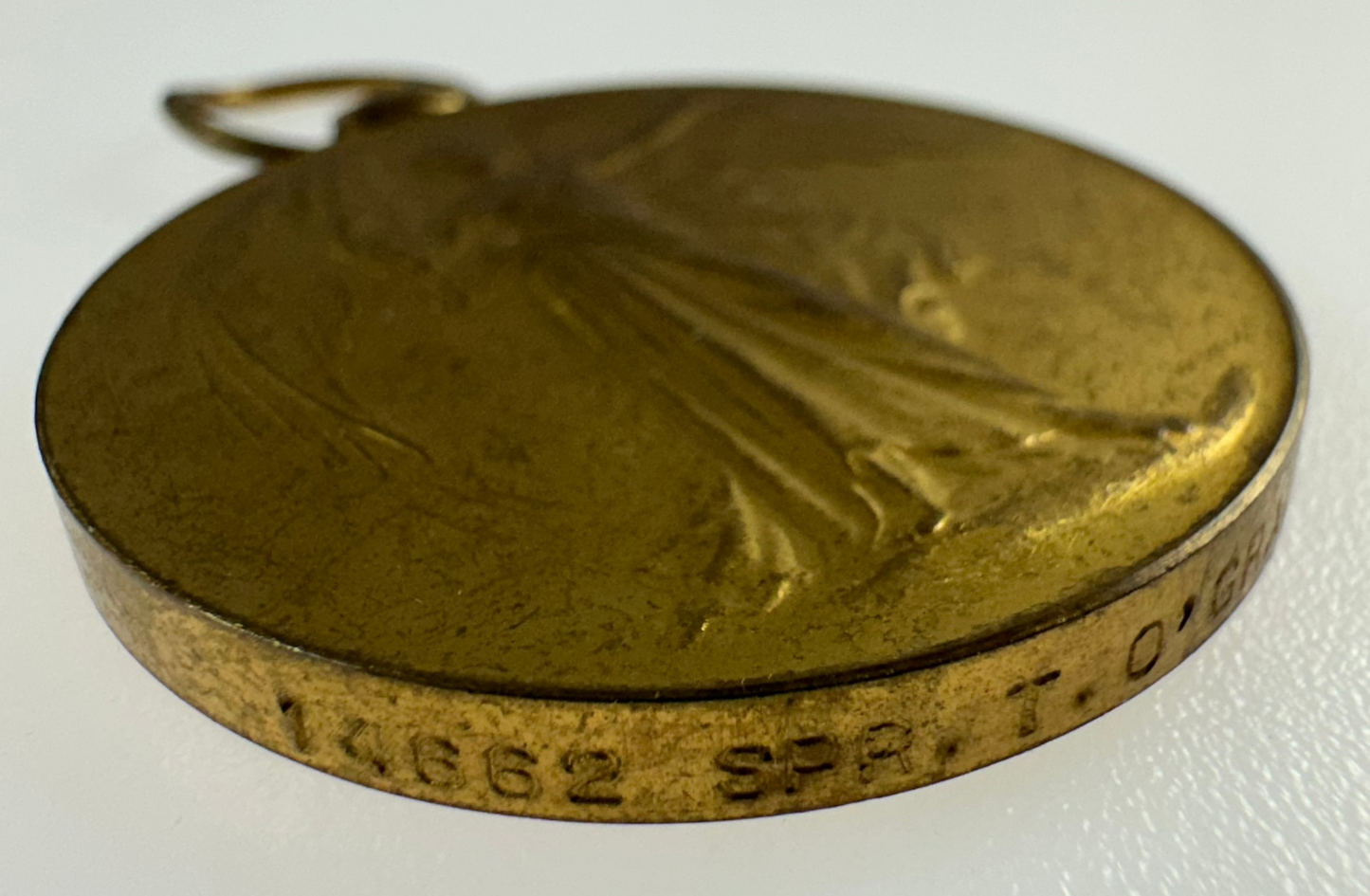 WWI Victory Medal - Royal Engineers - O'Grady - POW Antwerp 1914