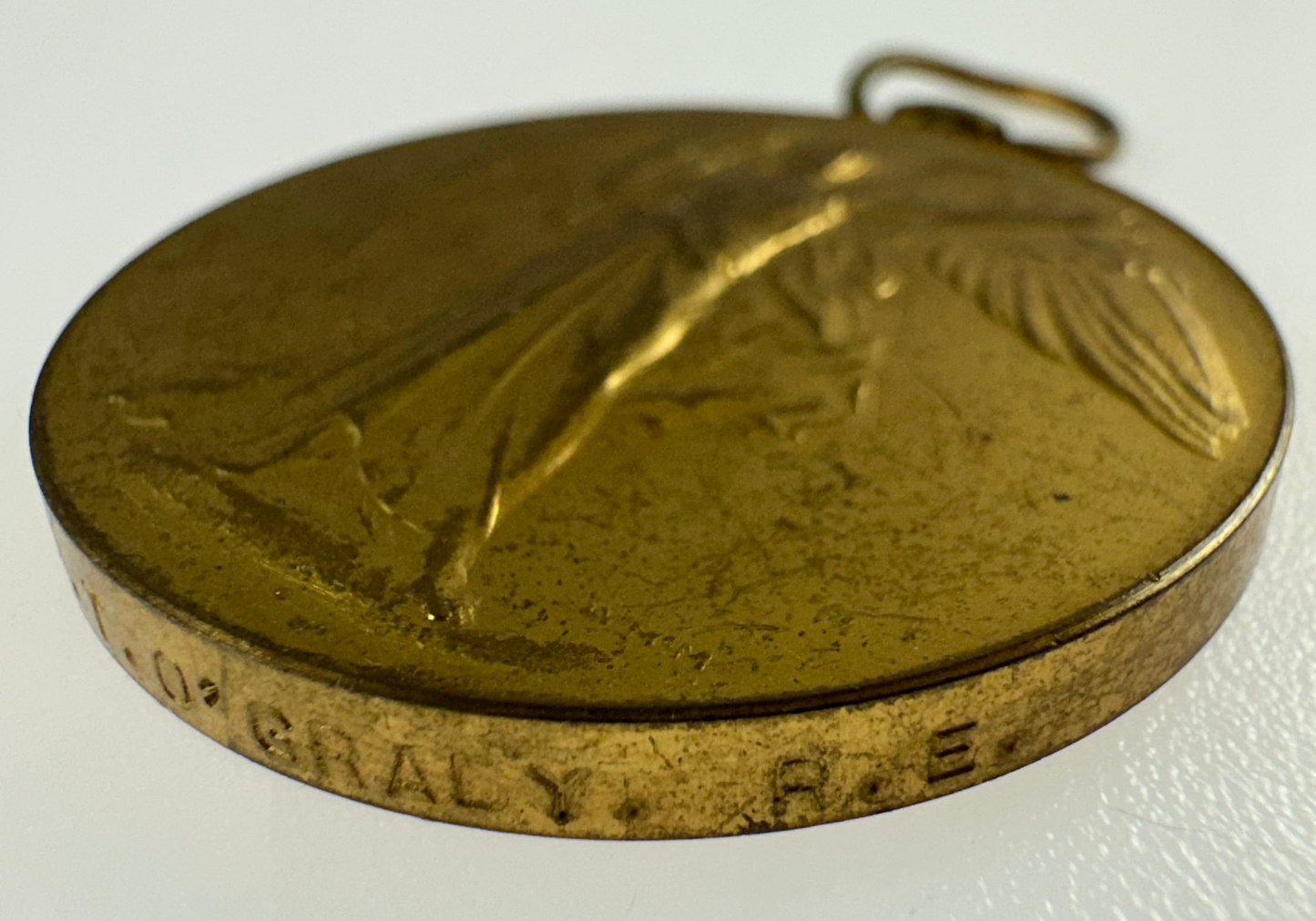 WWI Victory Medal - Royal Engineers - O'Grady - POW Antwerp 1914
