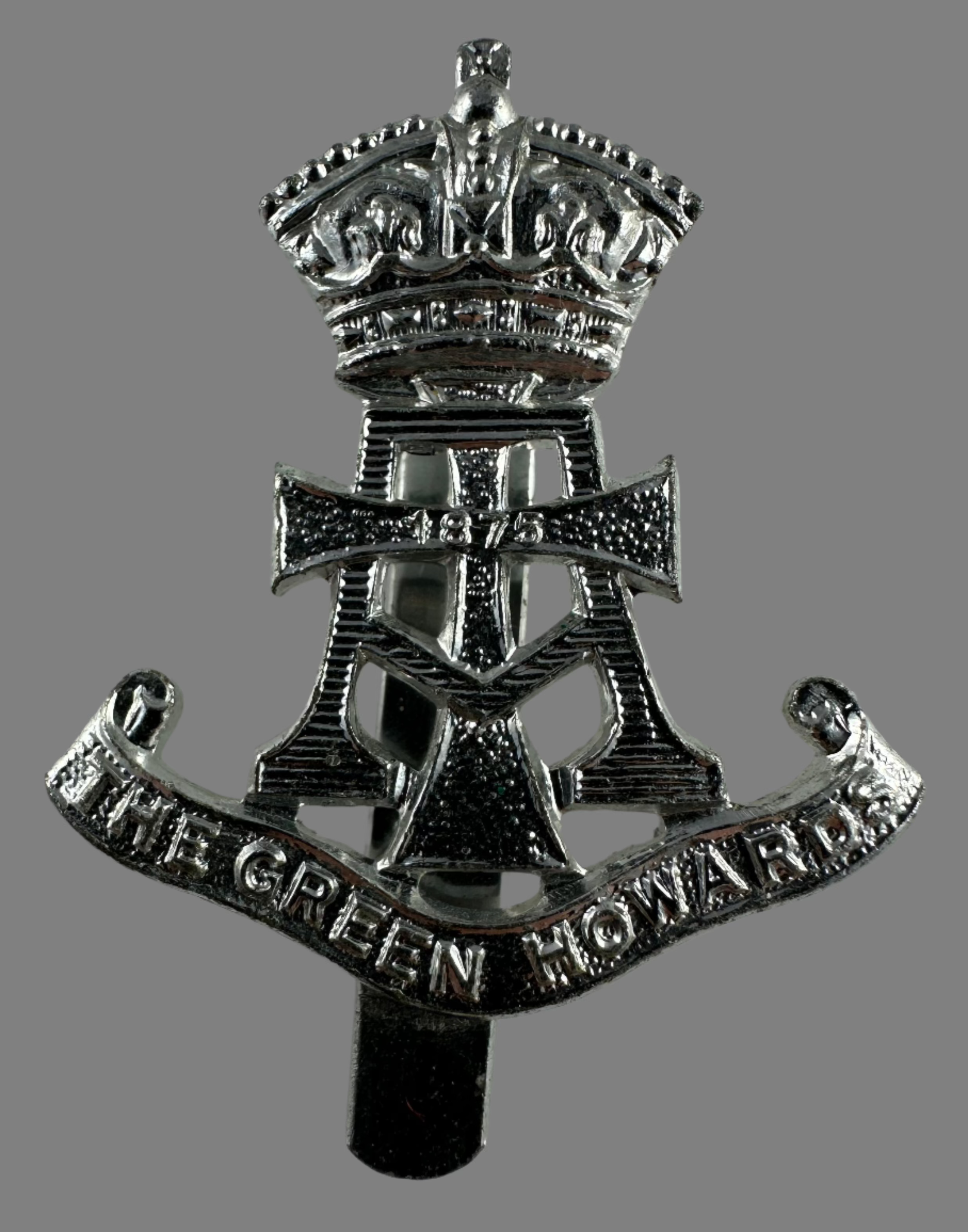 Falanex Cap British Post WWII - Green Howards (Yorkshire Regiment) Cap Badge - Fir ...