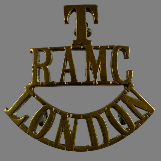 British WWI  - Royal Army Medical Corps London Territorial Brigade Shoulder Title
