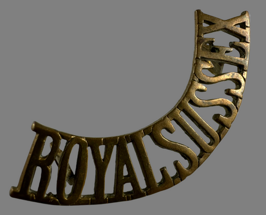 British WWI  - Royal Sussex Regiment Shoulder Title