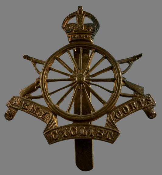 British WWI  - Army Cyclist Corps Cap Badge