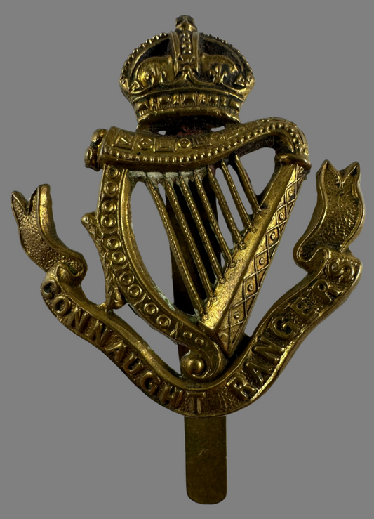 British WWI  - Connaught Rangers Cap Badge
