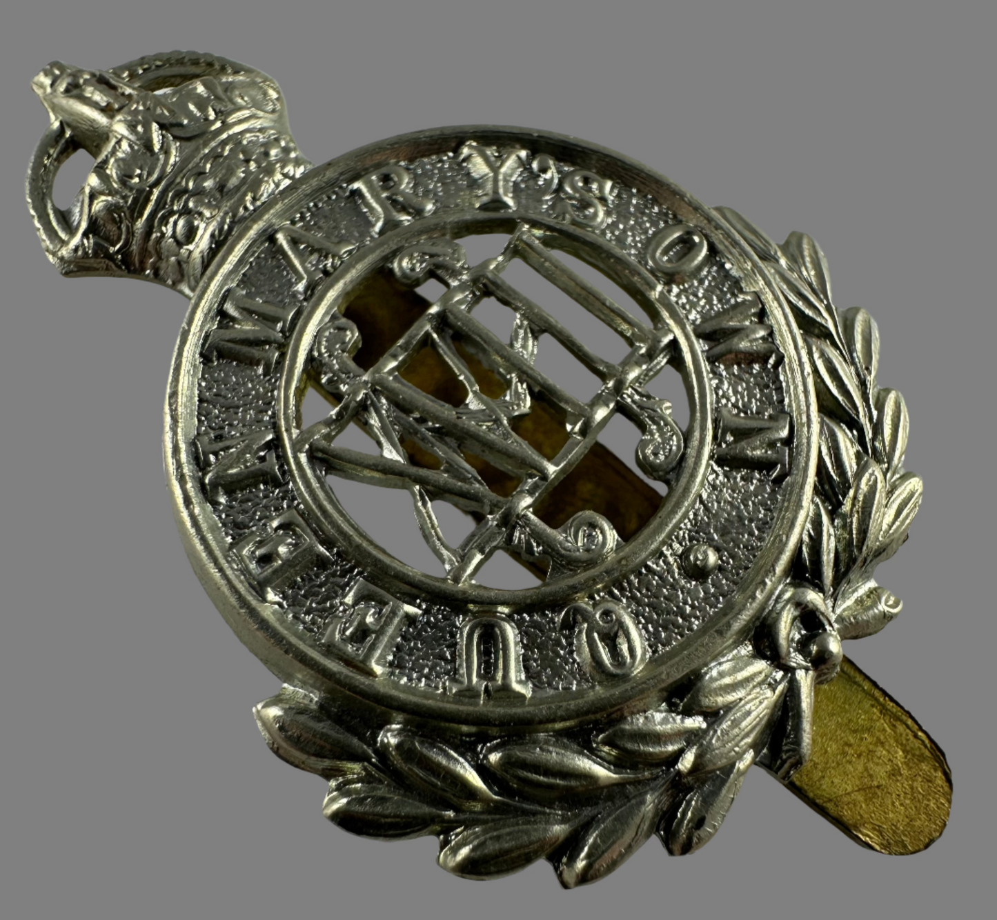 British WWI  - 18th Queen Mary's Own Hussars Cap Badge