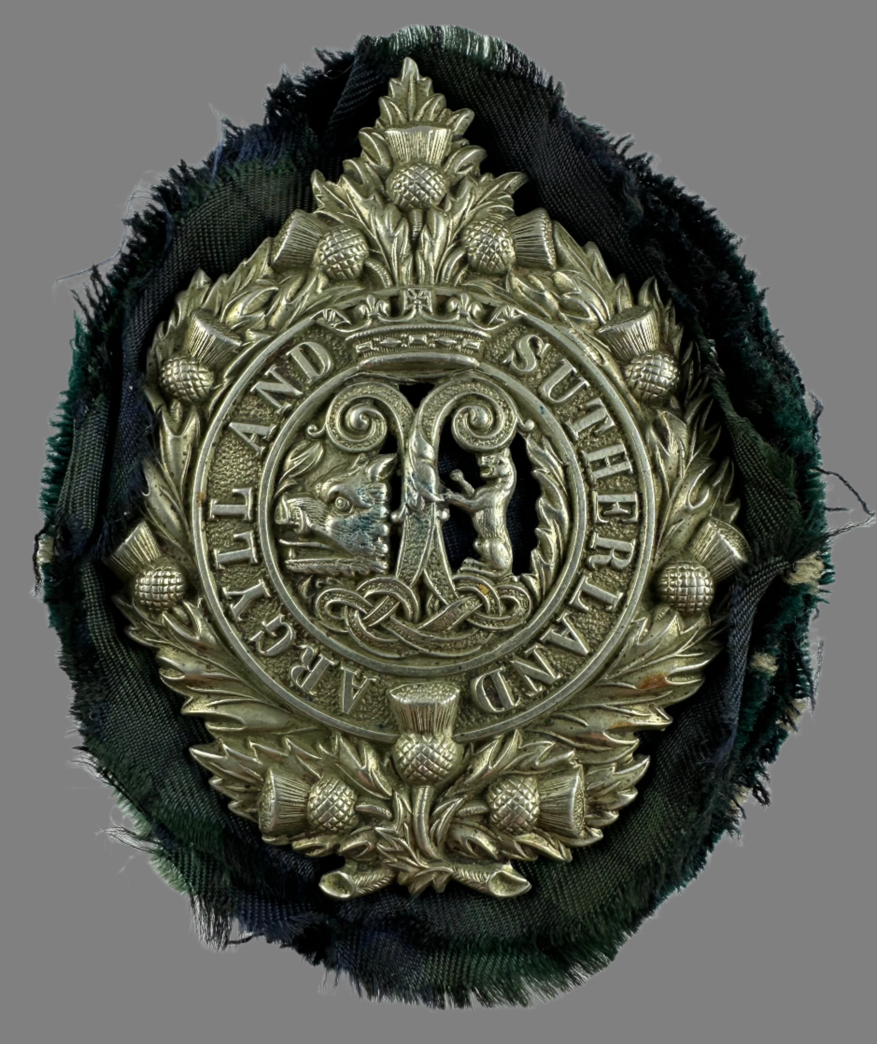 British WWI/WWII - Argyll and Sutherland Highlanders Cap Badge ...