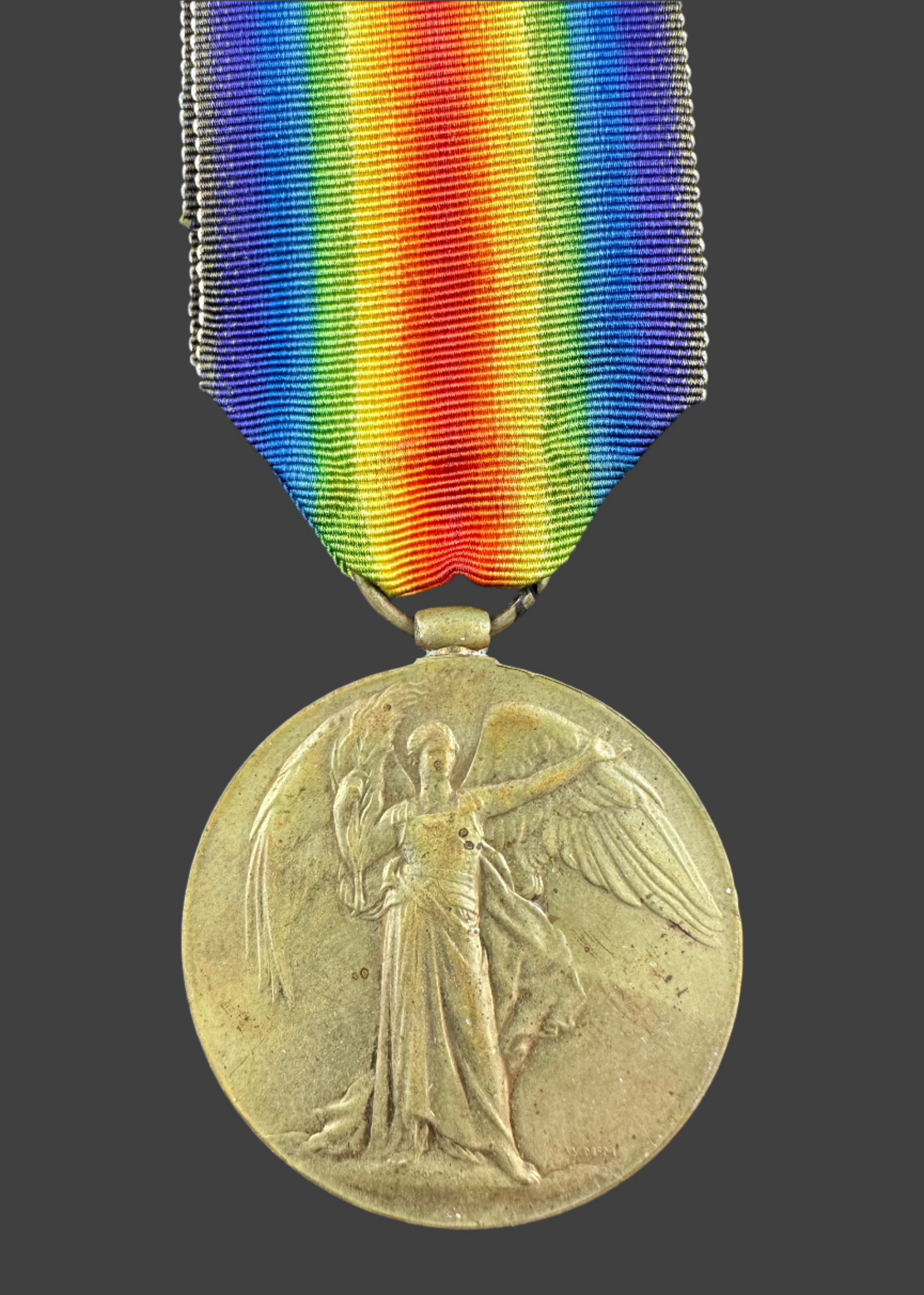 WWI Victory Medal - 1st Canadian Mounted Rifles - McDougall - Wounded