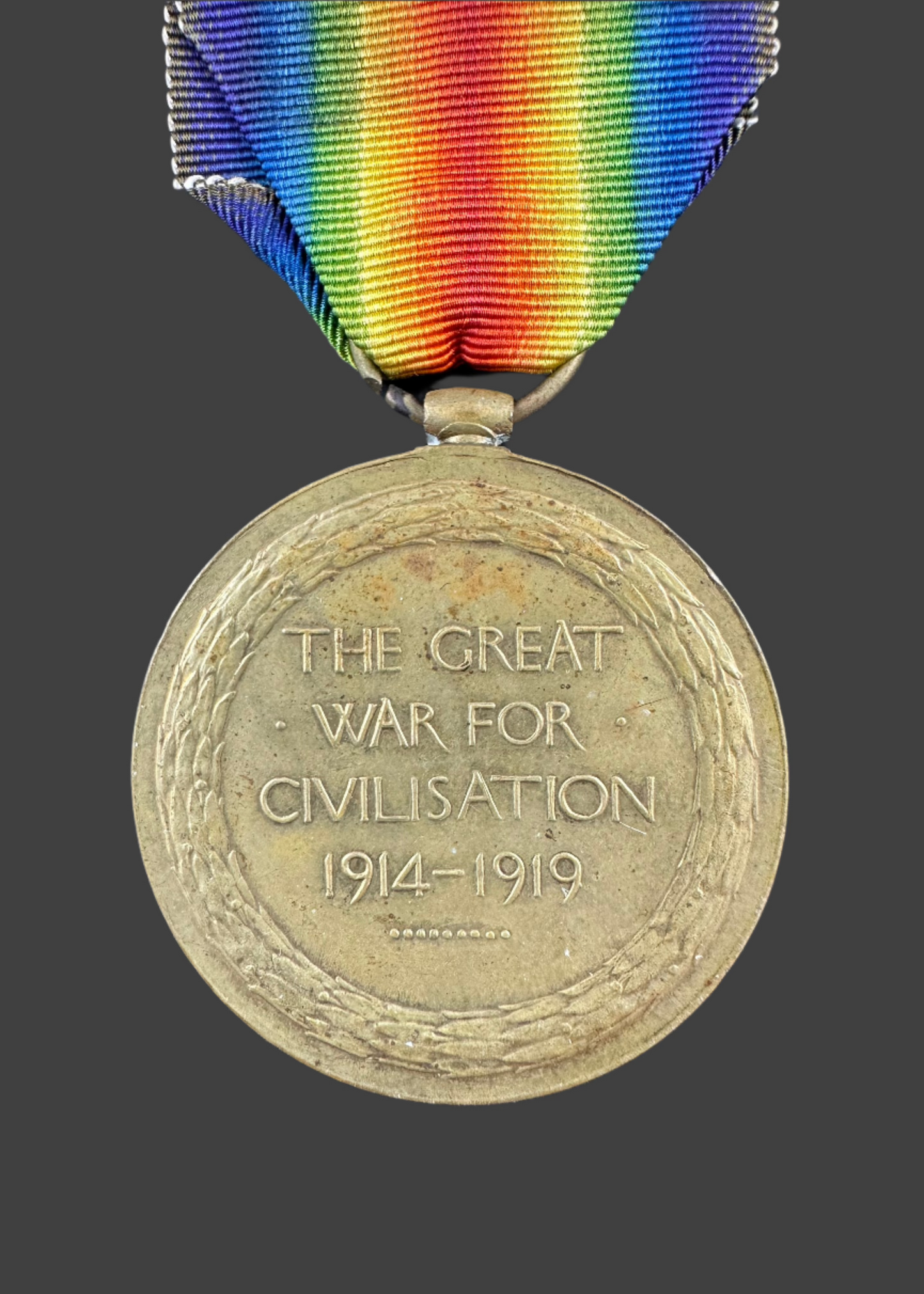 WWI Victory Medal - 1st Canadian Mounted Rifles - McDougall - Wounded