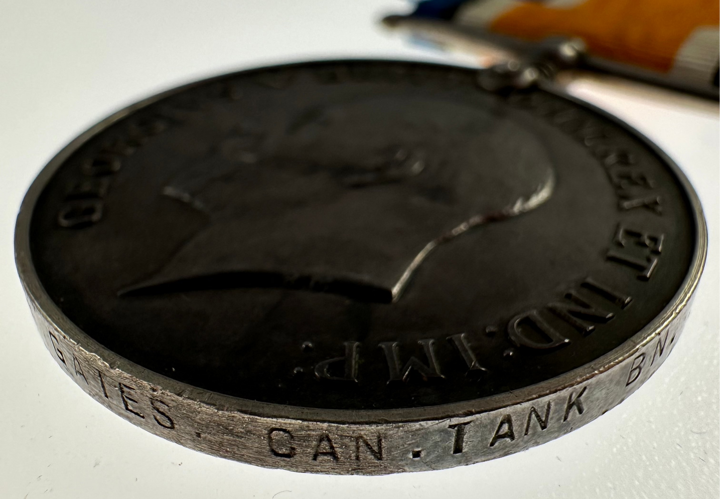WWI British War Medal - Canadian Tank Battalion - Gates