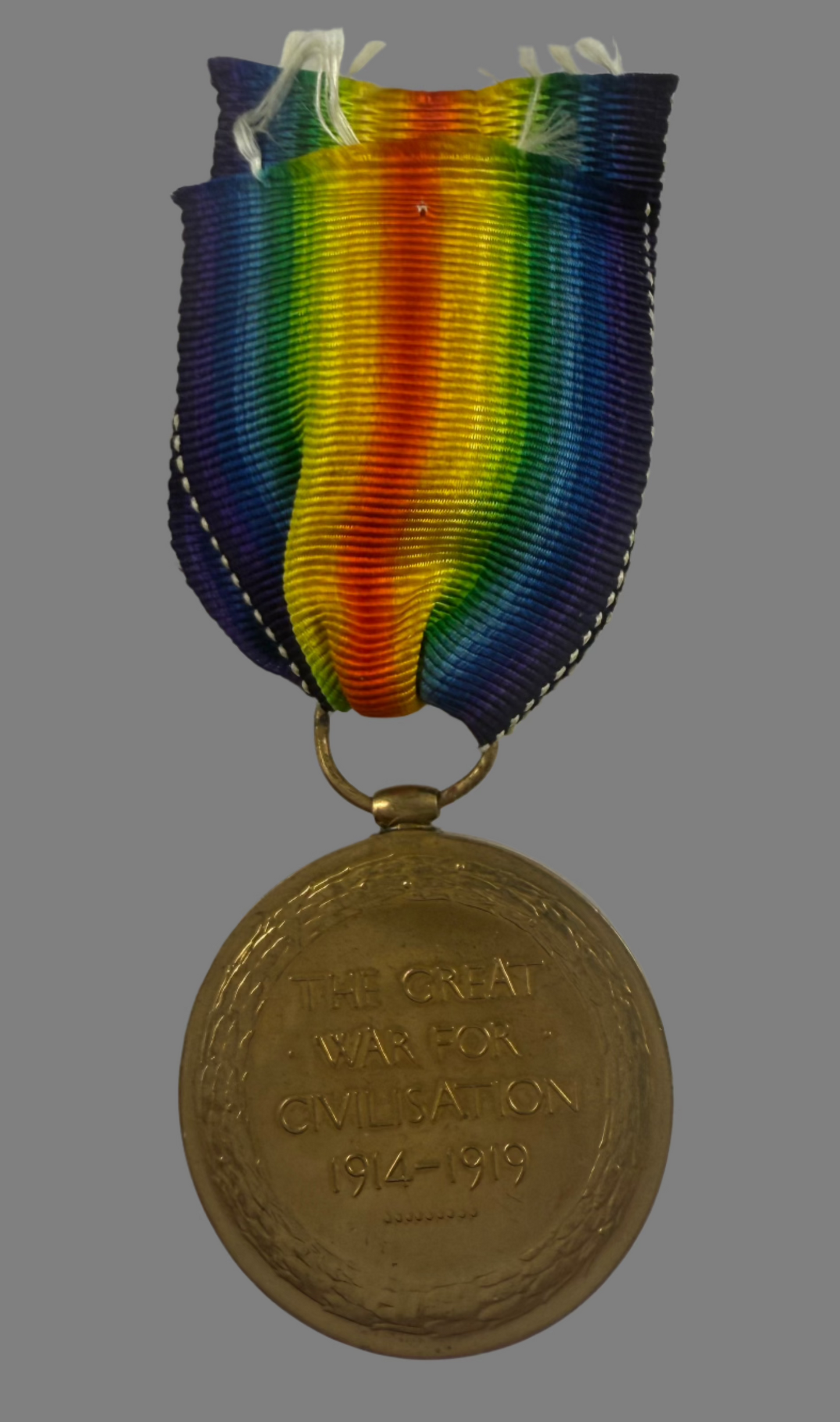 WWI Victory Medal - Officer - Sussex Regiment - Roberts
