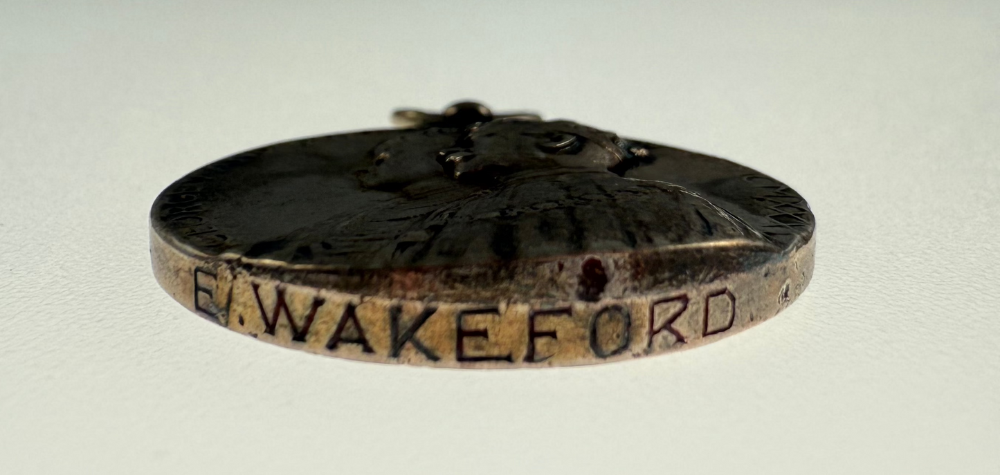 1935 Silver Jubilee of King George V Medal - Named - Wakeford