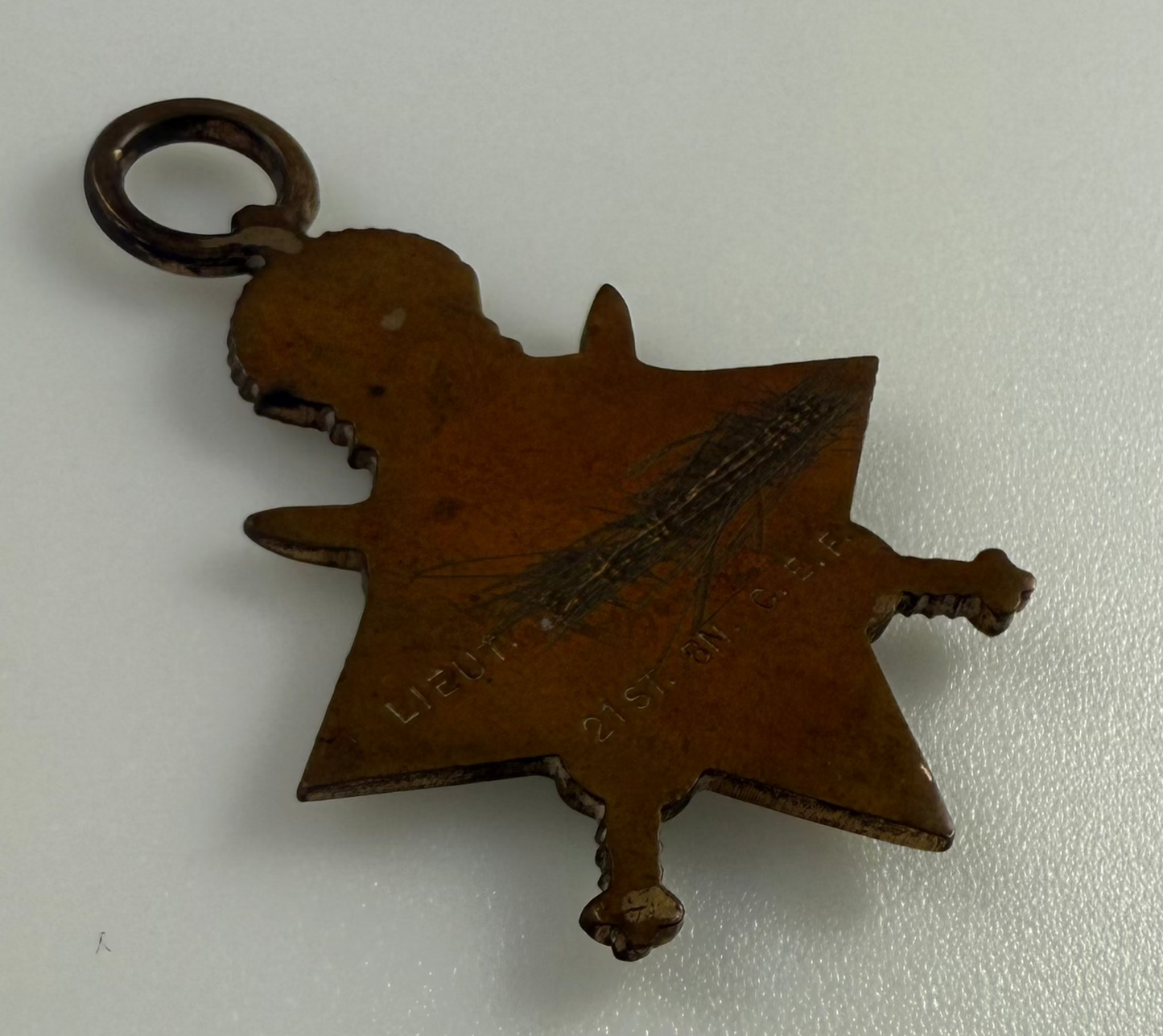 WWI 1914-15 Star - 21st and 87th Battalions CEF - Officer - Westbeare