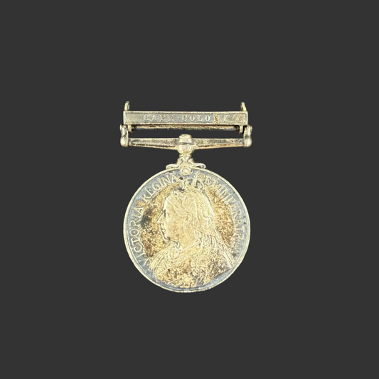 British – Victorian – Queen’s South Africa Medal – 10th Coy Western Division Royal Garrison Artillery – Late Royal Munster Fusiliers – Died - Flahive