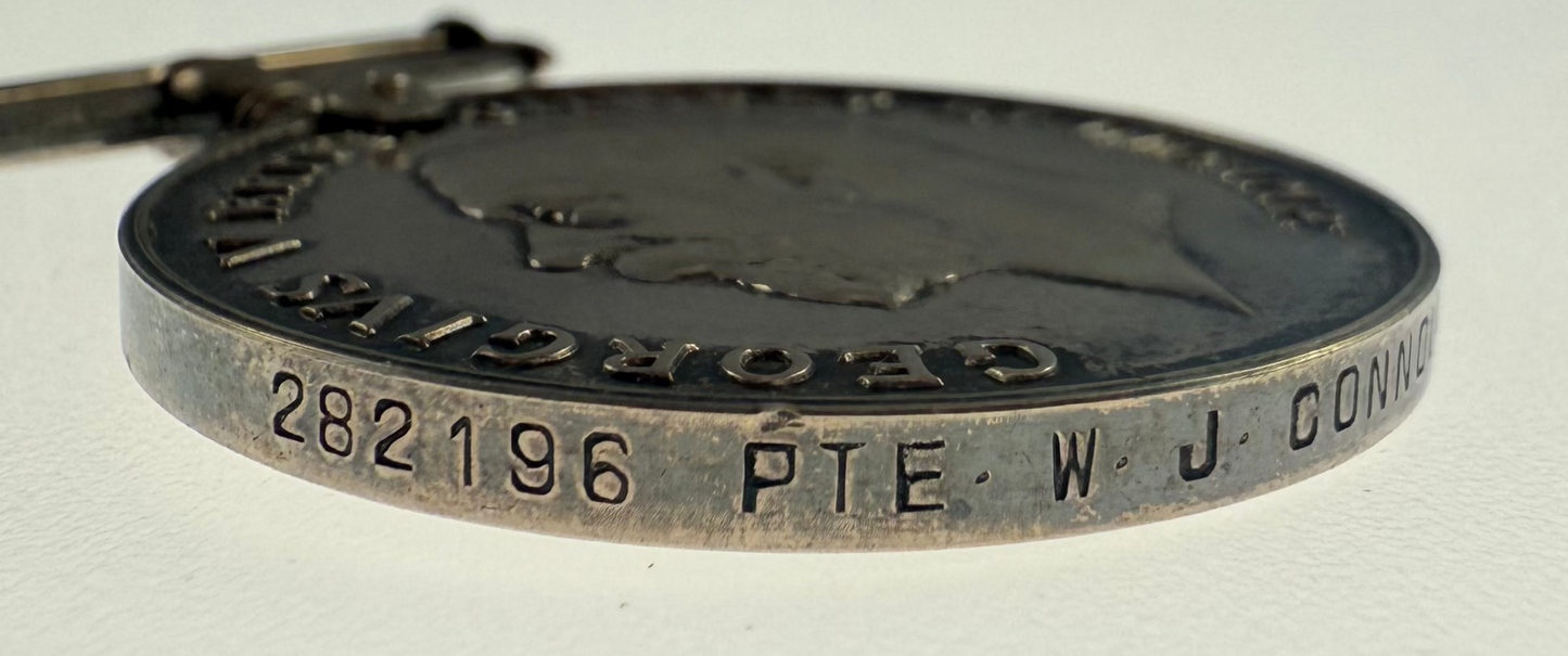 WWI British War Medal - 85th Canadian Infantry Battalion - Connolly