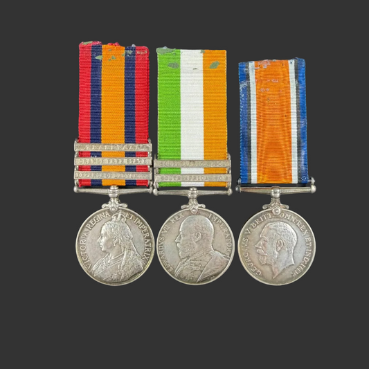British – Victorian and WWI Medal Group – 5th Dragoon Guards – Defence of Ladysmith – West