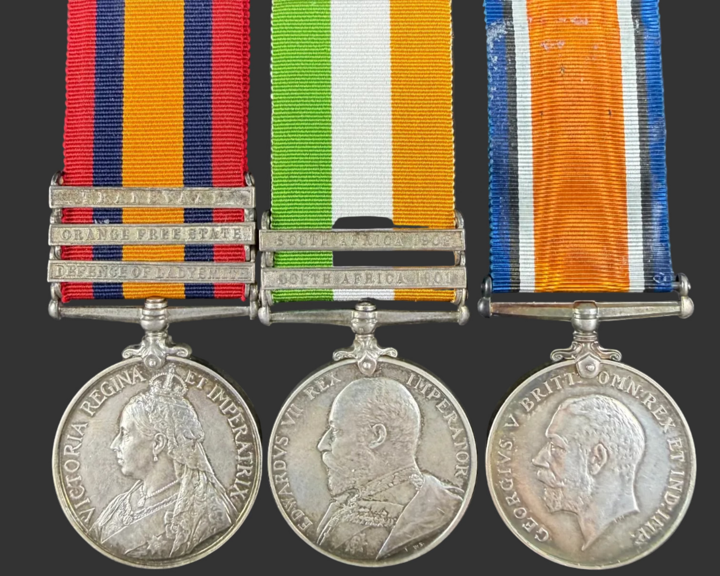 British – Victorian and WWI Medal Group – 5th Dragoon Guards – Defence of Ladysmith – West