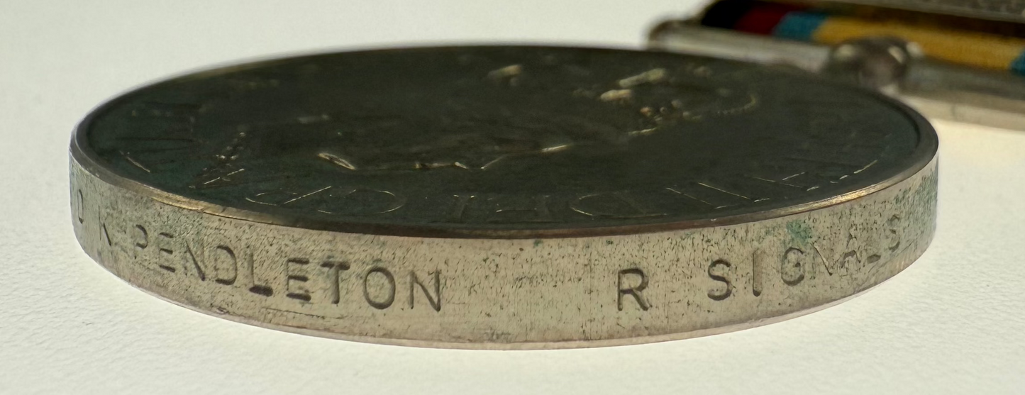 British - Gulf Medal 1990-91 - Royal Signals - Pendleton