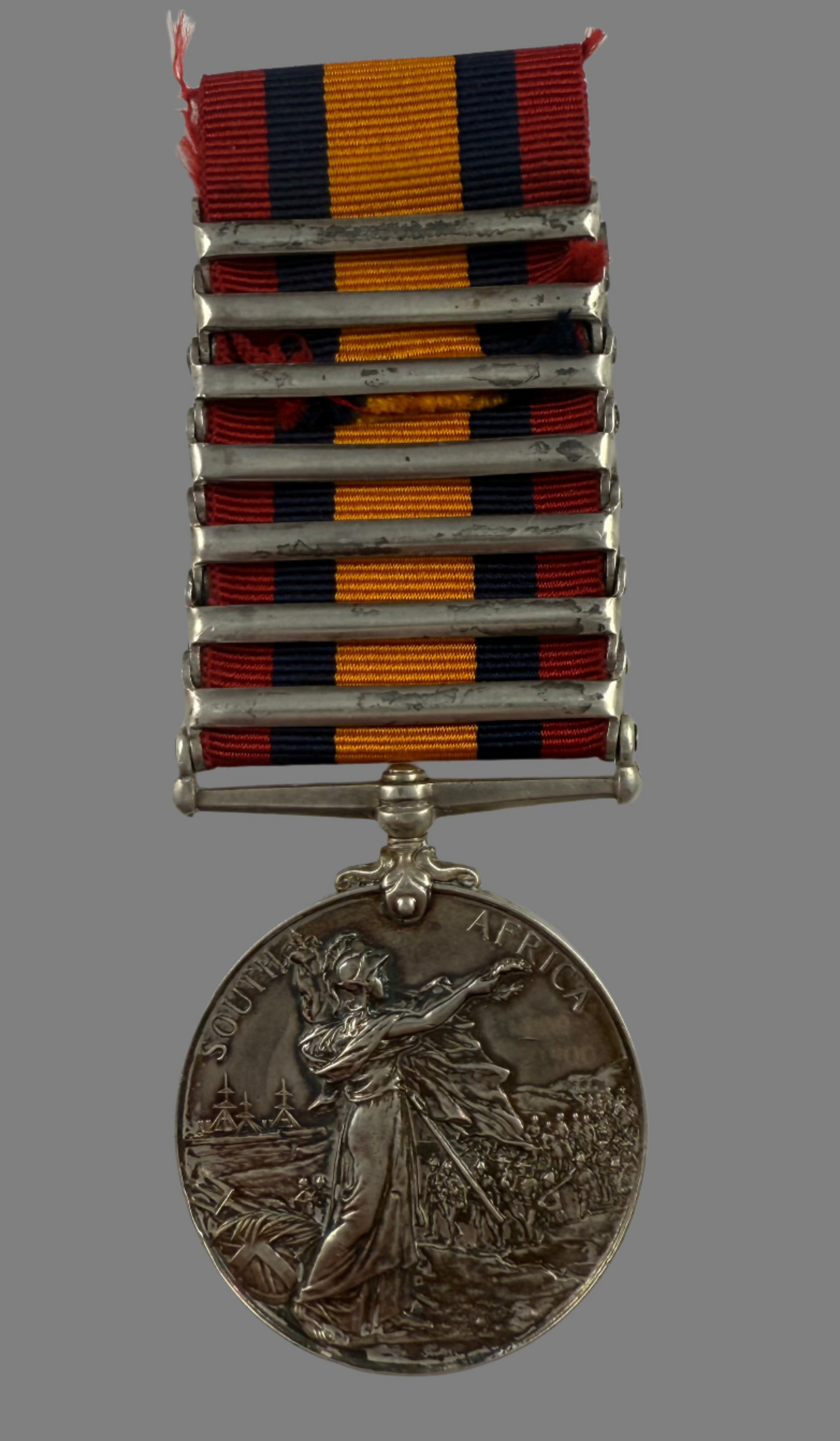 Queen's South Africa Medal - 10th Hussars - Harding - KIA 1916 in Canadian Expeditionary Force