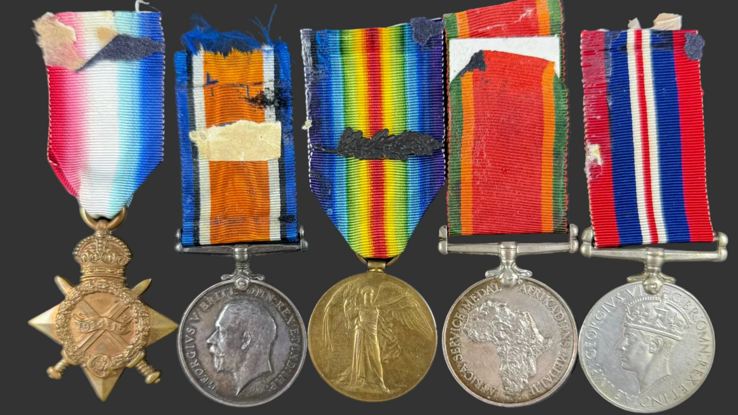 British – South Africa – WWI and WWII Medal Group – Officer – Order of the British Empire – Turner