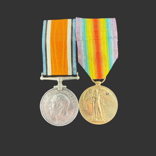 Canadian – WWI Medal Pair – 4th Canadian Infantry Battalion – Powell