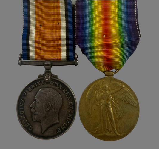 WWI Medal Pair to 58th Canadian Infantry Battalion - Stephenson