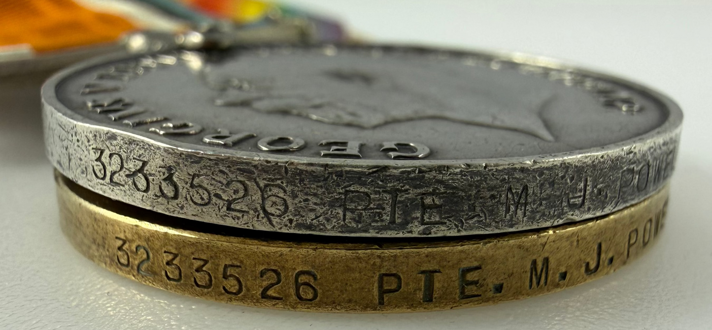 Canadian – WWI Medal Pair – 4th Canadian Infantry Battalion – Powell