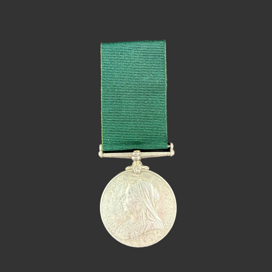 Canadian – Victorian – Colonial Auxiliary Forces Long Service Medal – Officer - 77th Regiment (Wentworth) (Wentworth)– Aikens