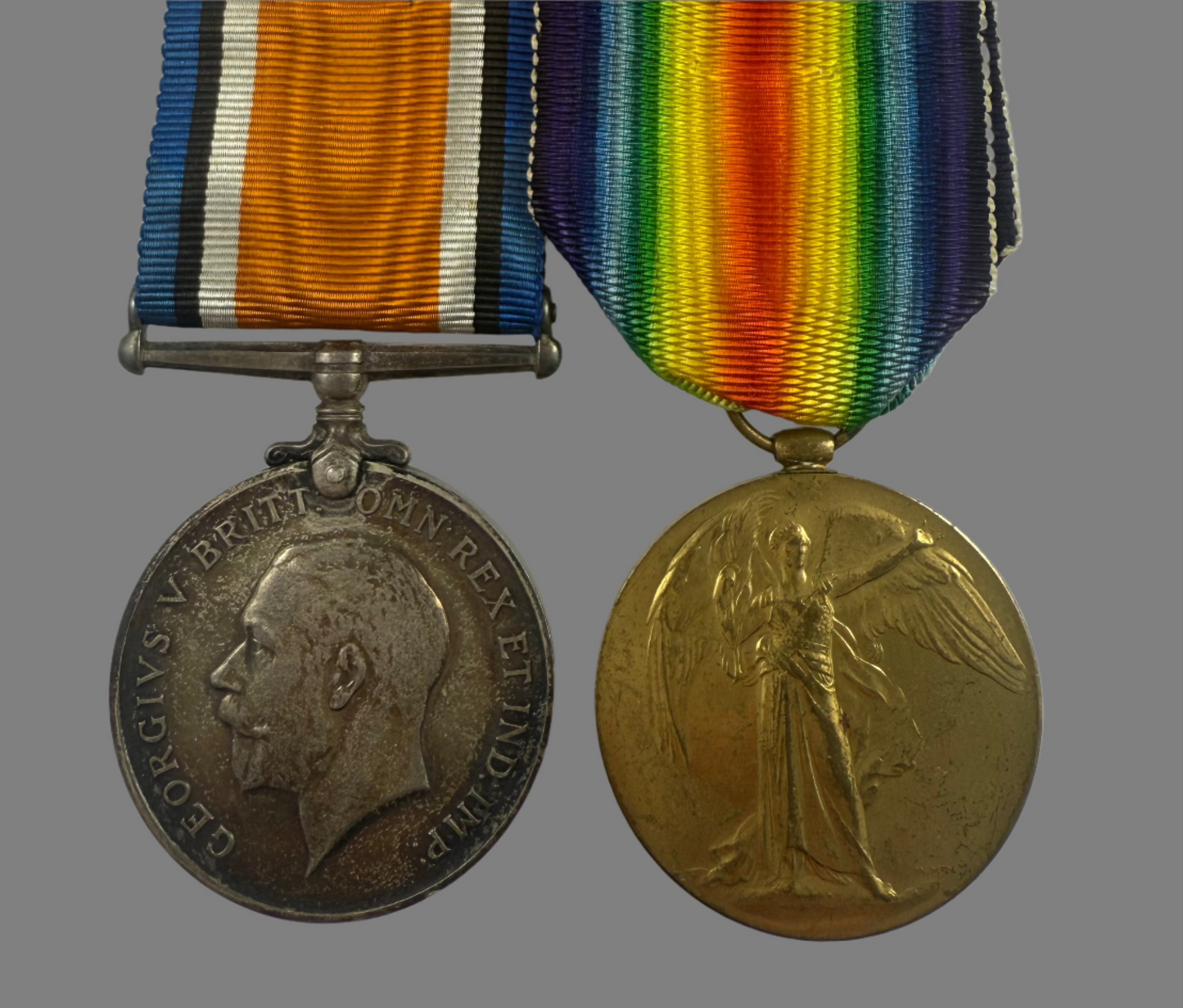 WWI Medal Pair to 42nd Canadian Infantry Battalion -  Porter - WIA 9 April 1917 Vimy Ridge