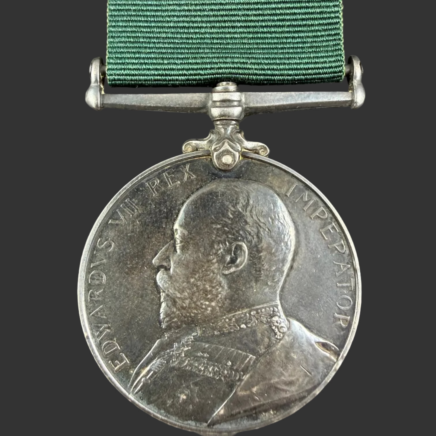 Canadian – Pre-WWI  – Colonial Auxiliary Forces Long Service Medal – 77th Regiment (Wentworth)– Moore
