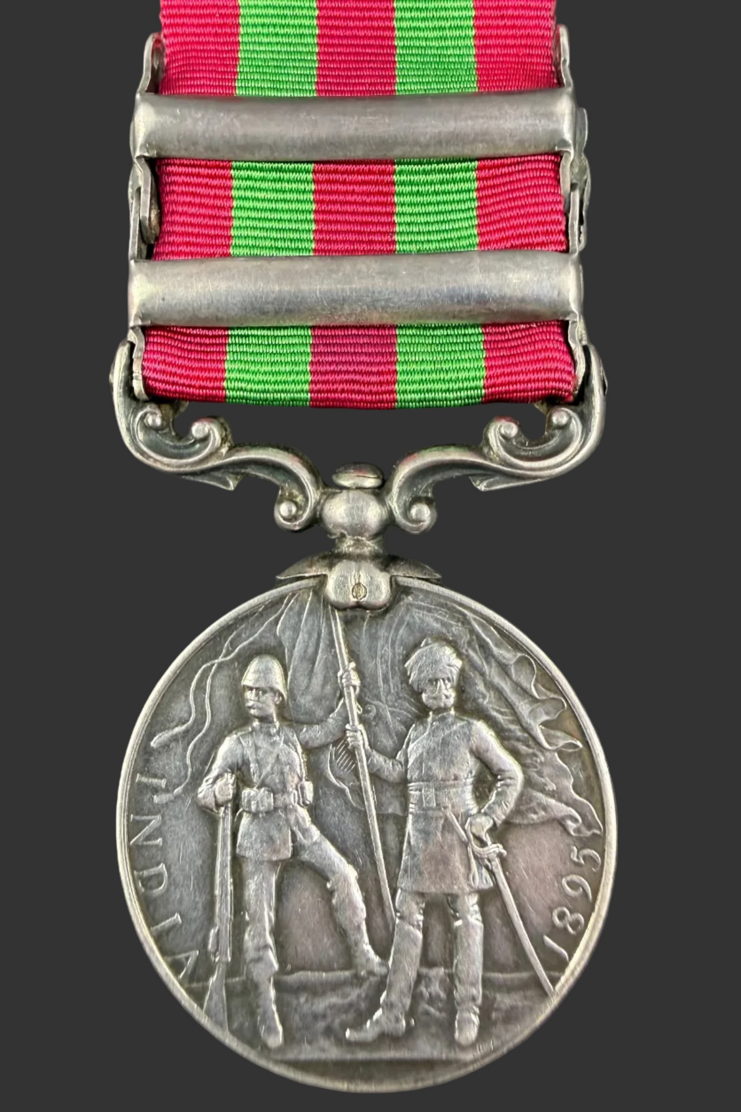 British - Pre-WWI - India General Service Medal - Oxfordshire Light Infantry - Heady