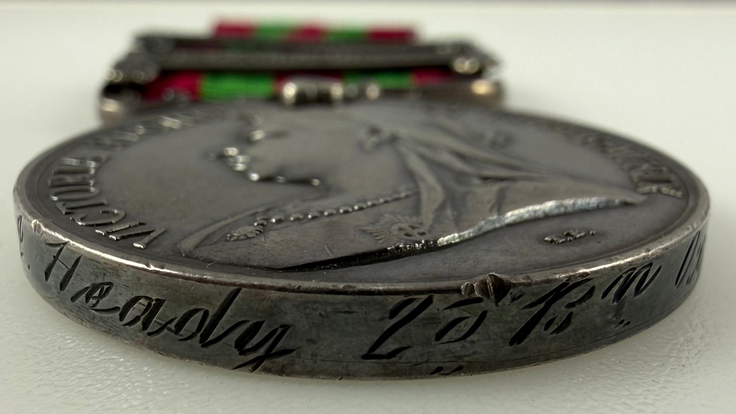 British - Pre-WWI - India General Service Medal - Oxfordshire Light Infantry - Heady
