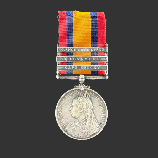 British - Pre-WWI - Queen’s South Africa Medal - Munster Fusiliers - Dea
