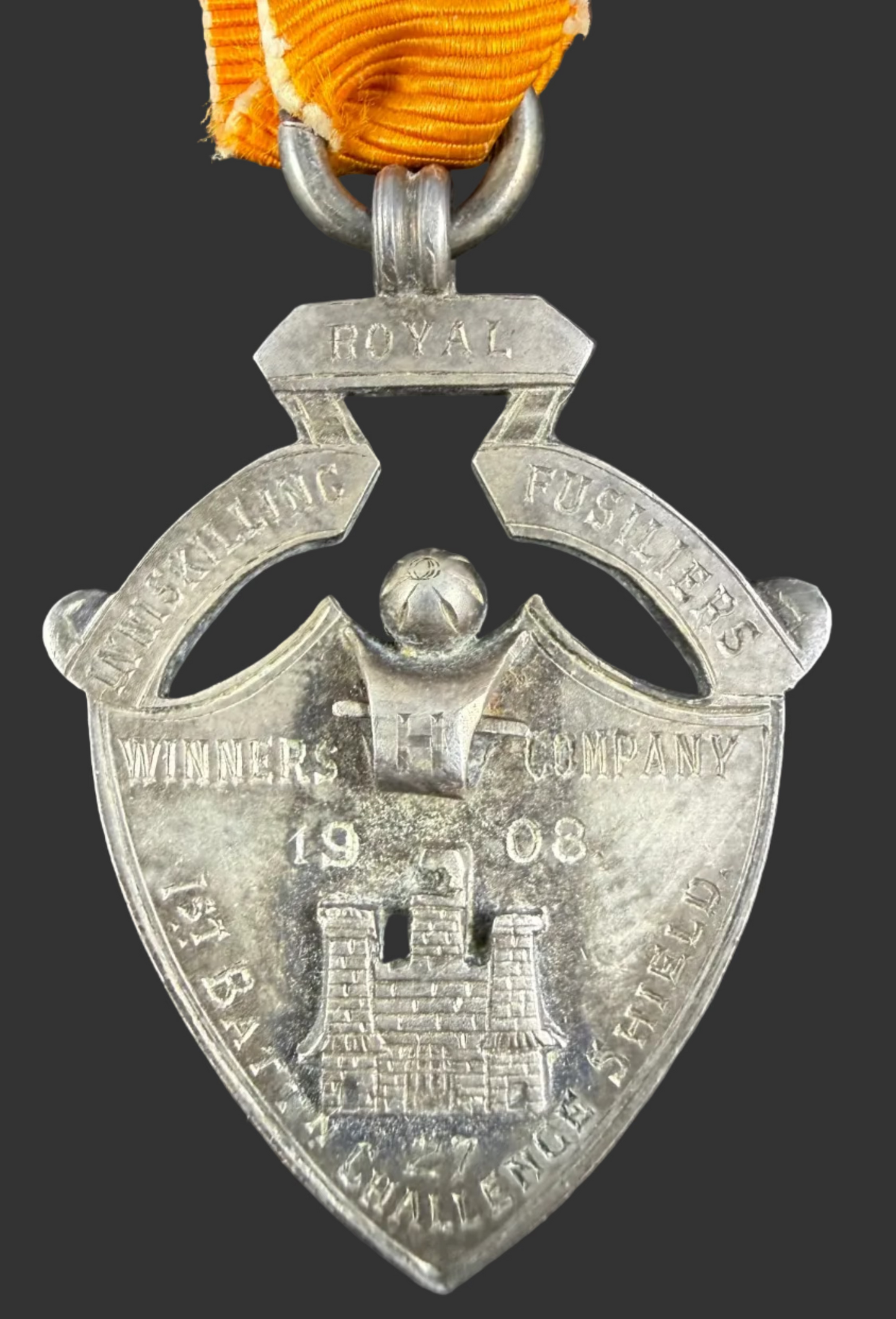 British – Pre-WWI – Royal Inniskilling Fusiliers – Regimental Medal – Bond