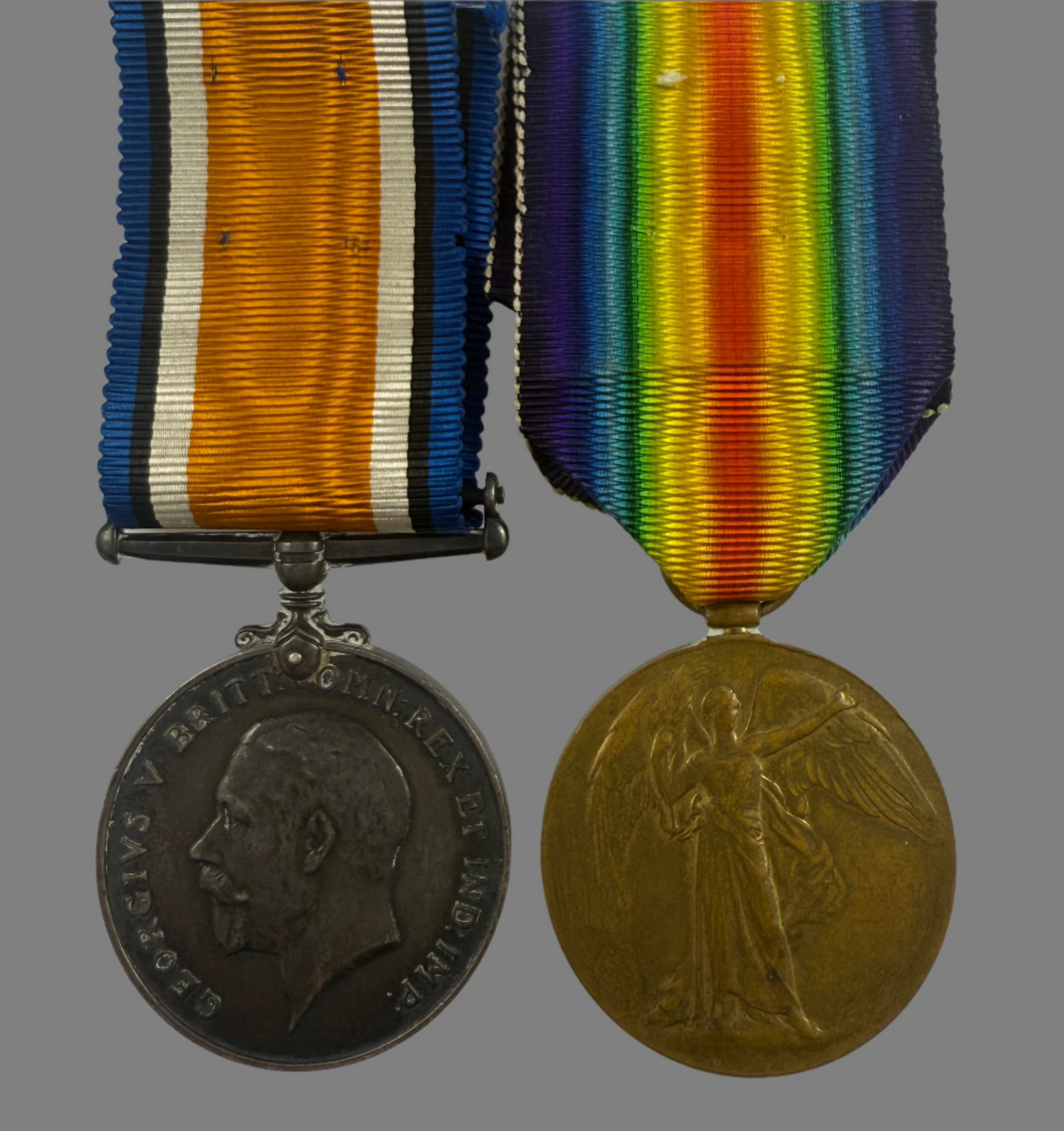 WWI Medal Pair to 13th Canadian Infantry Battalion - Kerr