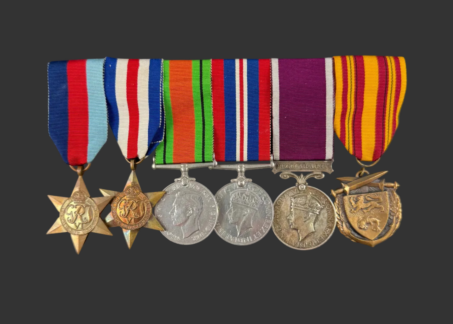 British – WWII – Long Service Medal Group to Dunkirk Veteran – Royal Artillery - Bridle