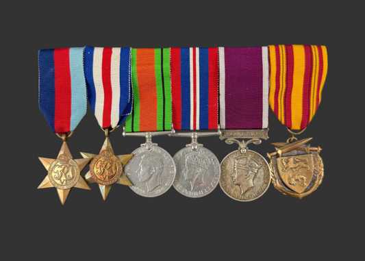 British – WWII – Long Service Medal Group to Dunkirk Veteran – Royal Artillery - Bridle